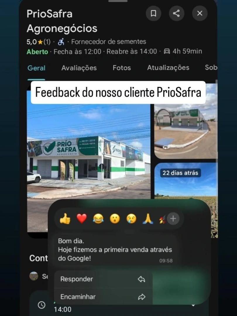 Depoimento do cliente PrioSafra Agronegócios
